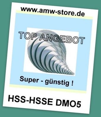 HSS DMo5 Sägeblatt 225x2,0 32/40 mm Kreissägeblatt , mit NL, versch. Zahnungen
