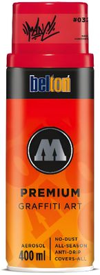 Molotow Sprühdose belton Premium Lackspray 400ml, Nr. 032, MAD C kirschrot