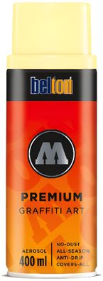 Molotow Sprühdose belton Premium Lackspray 400ml, Nr. 001, jasmingelb