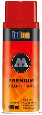 Molotow Sprühdose belton Premium Lackspray 400ml, Nr. 033, signalrot