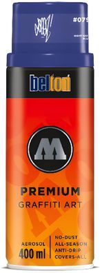 Molotow Sprühdose belton Premium Lackspray 400ml, Nr. 079, night SEEN blue