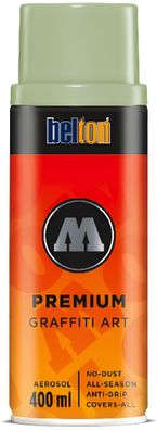 Molotow Sprühdose belton Premium Lackspray 400ml, Nr. 131, sturmgrün