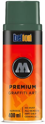 Molotow Sprühdose belton Premium Lackspray 400ml, Nr. 135, schwarzwaldgrün