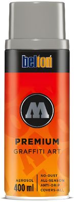 Molotow Sprühdose belton Premium Lackspray 400ml, Nr. 217, mittelgrau neutral