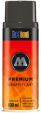 Molotow Sprühdose belton Premium Lackspray 400ml, Nr. 215, schwarzgrau neutral