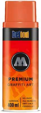 Molotow Sprühdose belton Premium Lackspray 400ml, Nr. 035, lachsorange