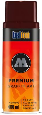 Molotow Sprühdose belton Premium Lackspray 400ml, Nr. 021, GESER schwarzrot