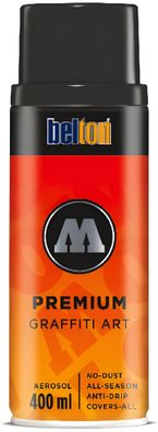 Molotow Sprühdose belton Premium Lackspray 400ml, Nr. 222, schwarzgrau dunkel