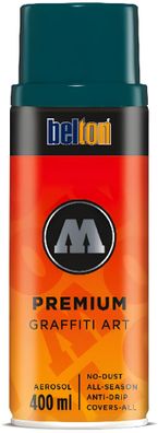 Molotow Sprühdose belton Premium Lackspray 400ml, Nr. 128, türkis dunkel