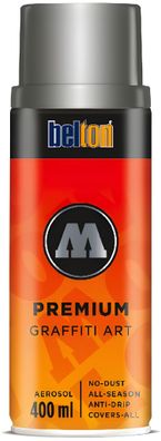 Molotow Sprühdose belton Premium Lackspray 400ml, Nr. 220, silver dollar