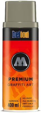 Molotow Sprühdose belton Premium Lackspray 400ml, Nr. 212, steingrau mittel