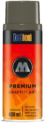 Molotow Sprühdose belton Premium Lackspray 400ml, Nr. 211, steingrau dunkel