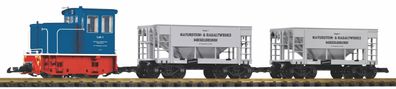 Piko 37151 G-Start Set Werkbahn Diesellok GE 25T mi Spur 2m