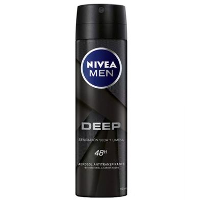 Nivea Men Deep Black Carbon Deodorant Spray 150ml