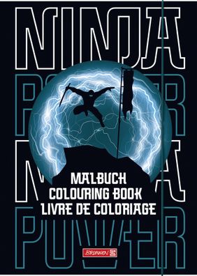 Ausmalbuch Ninja Power 4061947116069