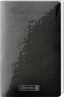 Brunnen Notizbuch Premium Flexibook „Lack“ A5 punktiert sw