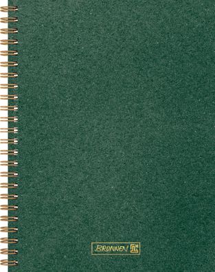 Brunnen Notizbuch Premium Wire A5 punktiert dunkelgrün