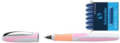 Schneider Set Tintenroller Ray Flora/ Tintenpatronen blau