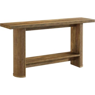 Konsolentisch Schmaler Seitentisch Lobby-Tisch Braun Holzoptik