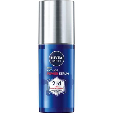 NIVEA Men Anti-Age Power Serum 2in1 Intensiv-Serum gegen Unreinheiten 30ml