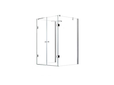 Glaszentrum Hagen 100x120x100x195 cm Ares U-Duschkabine