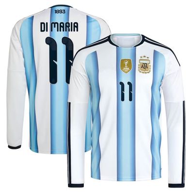 Argentinien Fußball Trikot WM 2026 langärmeliges Heimtrikot Herren Di Maria 11