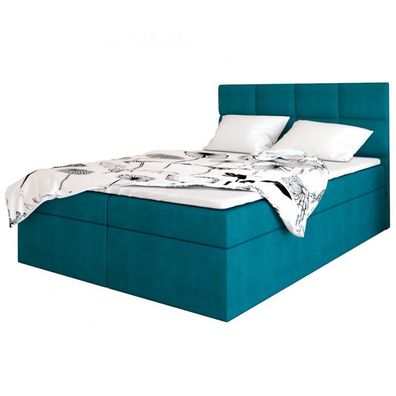 Natan Kontinentalbett/Boxspringbett verschiedene Farben mit Bettkasten Breite ab 120