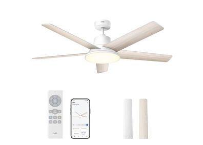 Deckenventilator 132?cm von Dreo mit LED, 12?Geschwindigkeiten und Smart-Steuerung