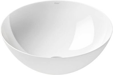 Alape Waschschale, Waschbecken aus glasiertem Stahl in der Oberfläche alpinweiß,