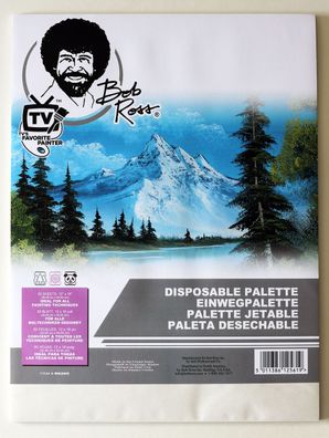 Bob Ross Paper Einwegpalette, 50 Blatt
