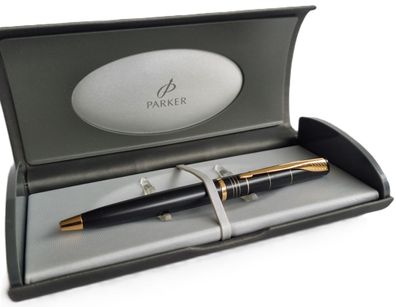 PARKER Latitude Kugelschreiber Silky Black, G.C