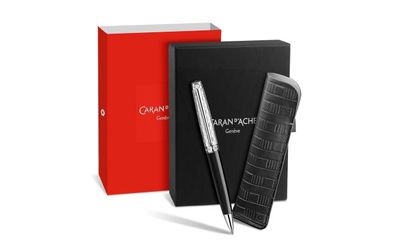 Caran d’Ache Ecridor Damier Kugelschreiber & Lederetui | Sonderedition