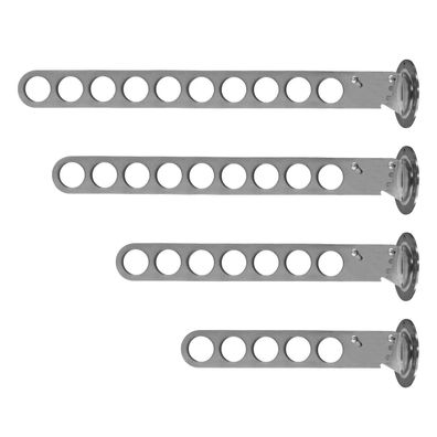 Edelstahl Kleiderlüfter klappbar Garderobenhaken Kleiderhaken Wäschestange Haken