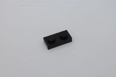Lego Platte 1x2 plate 3023 schwarz black