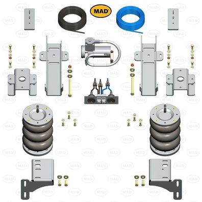 für Sprinter 907 Extreme raised 60mm RWD 4x4 MAD Zusatzluftfeder Komfort NR-097094-C