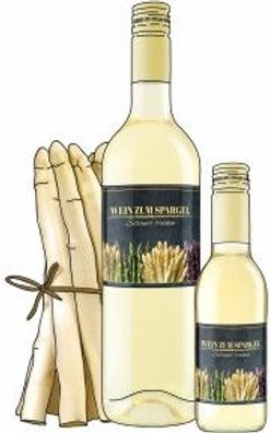 Geschenk Wein zum Spargel trocken Silvaner trocken