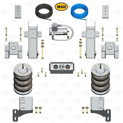 für Sprinter 907 Extreme raised 60mm RWD 4x4 MAD Zusatzluftfeder Bedienteil am Sitz