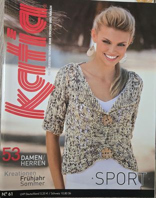 Anleitungs-Heft "Sport" - Heft 61 in deutscher Sprache