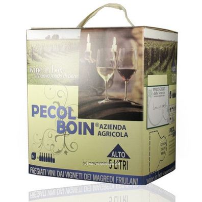 Pecol Boin (Colferai) BIB (5L) Pinot Grigio DOC Friuli 5.00 Liter