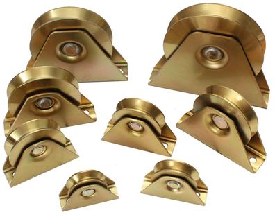 Torrolle Laufrolle Hochlast Schiebetor Rolltor Rolltür Hohlkehle Kugelgelagert