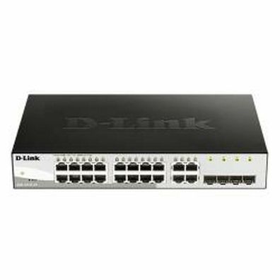 DGS-1210-16/E (silber/schwarz, 4 Gigabit-Combo-Ports)