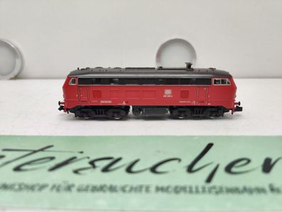 Fleischmann N DC 12395 / BR218 362-2 Diesellok / DB / Rot / Analog
