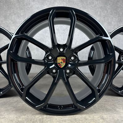 Porsche 982/ 718 Cayman/ Boxster 20" Original GT4 Style Edition Felgen Schwarz