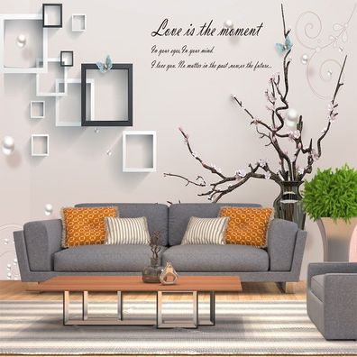 3D Wandbild Magnolienvase Modern Elegante Hintergrund Wandtapete 8406