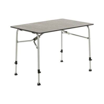 Campingtisch klappbar höhenverstellbar 100 x 70 cm Aluminium wetterfest inkl Tragetas