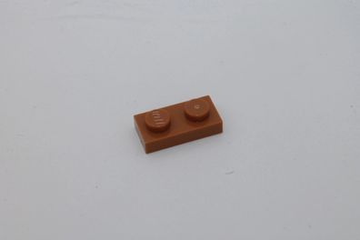 Lego Platte 1x2 plate 3023 medium nougat