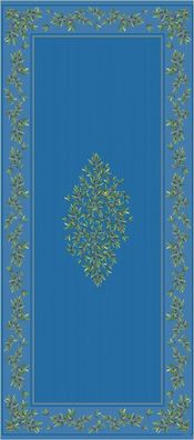 Tischdecke Baumwolle Beschichtet Outdoor Gartentischdecke Groß 150x350 Oliven