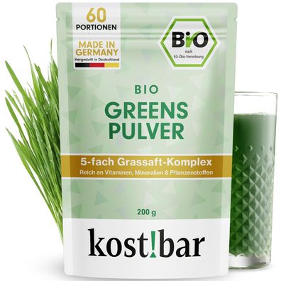 224,50 € / kg | kost!bar BIO Greens Pulver 200g Beutel