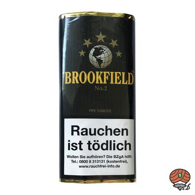 Brookfield No. 2 (Black Vanilla) Pfeifentabak 50g Pouch