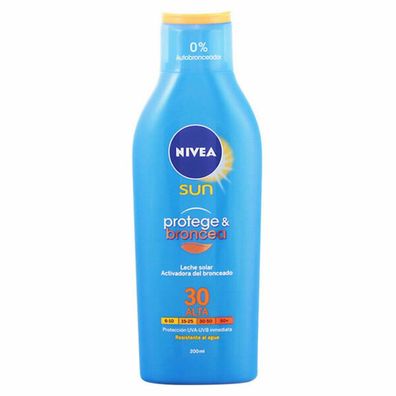Nivea Sun Schutz And Bräune Sonnenlotion Spf30 200ml